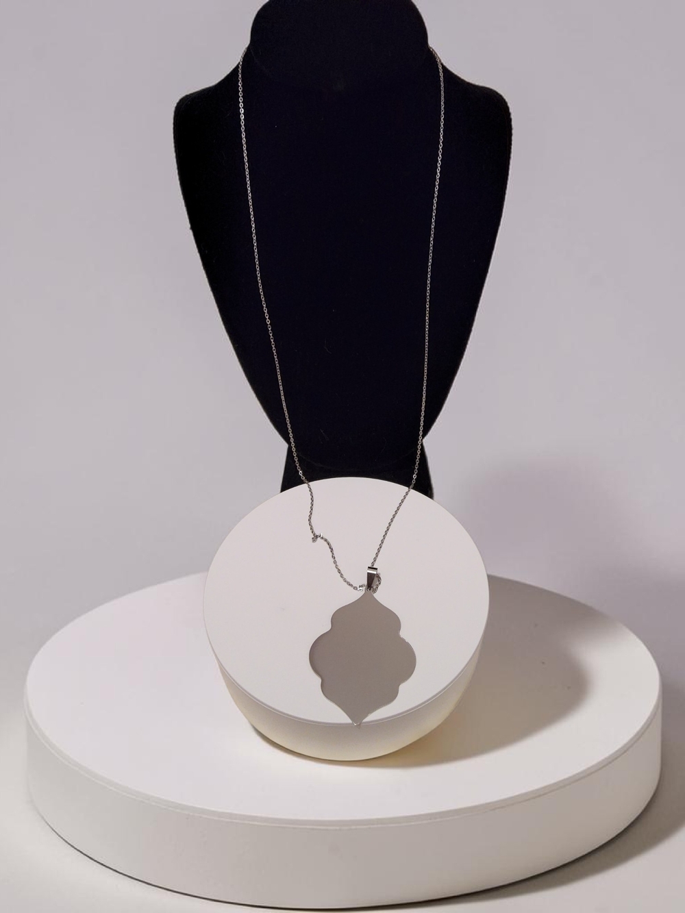 Plunder Silver-Tone Long Pendant Necklace